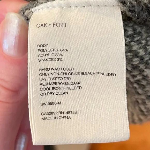 Oak + Fort Abstract Sweater - Picture 6 of 7